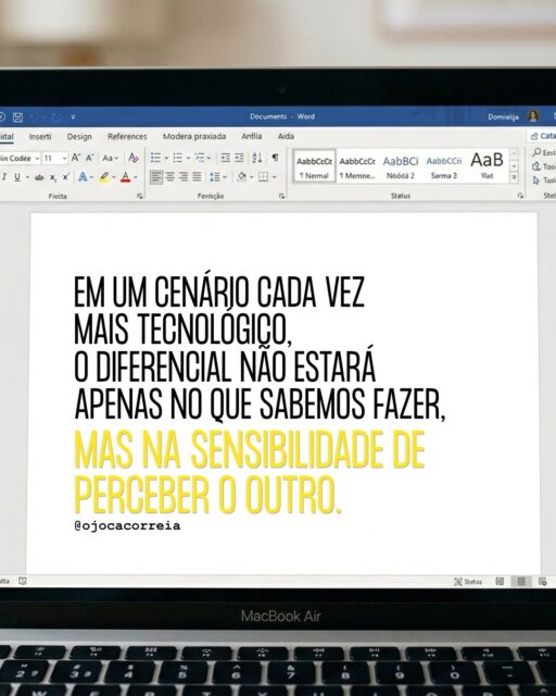 O que permanece relevante é aquilo que a tecnologia não consegue replicar.

E é exatamente aí que começa o próximo nível de desenvolvimento.