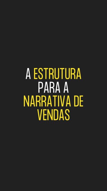 A técnica atrai a atenção, mas é a estrutura da narrativa que fecha o negócio.

Você tem usado uma linha mestra nas suas conversas comerciais ou ainda está dando voltas para chegar ao ponto?